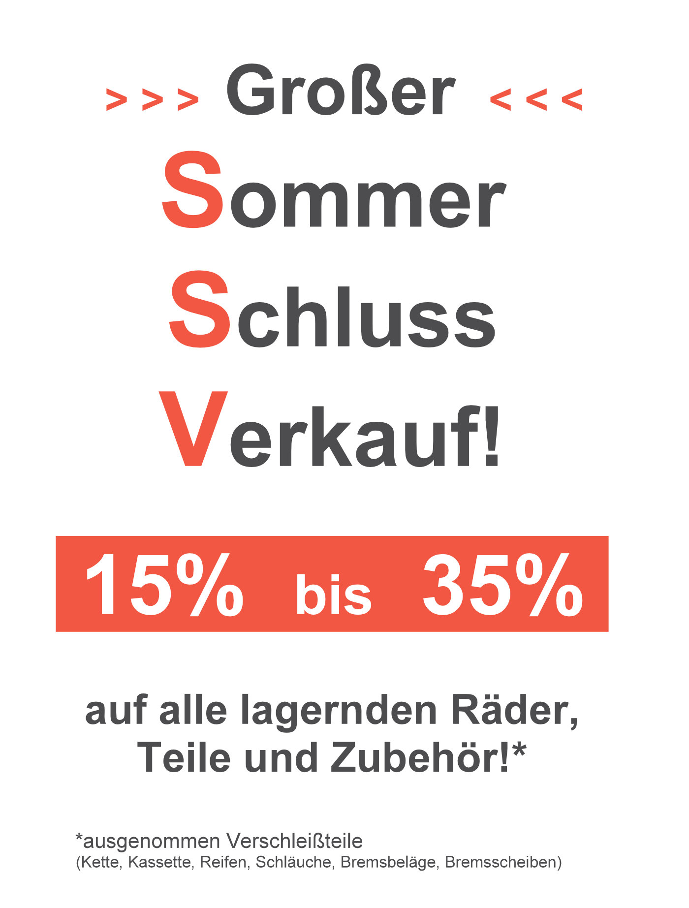 Sommerschlussverkauf